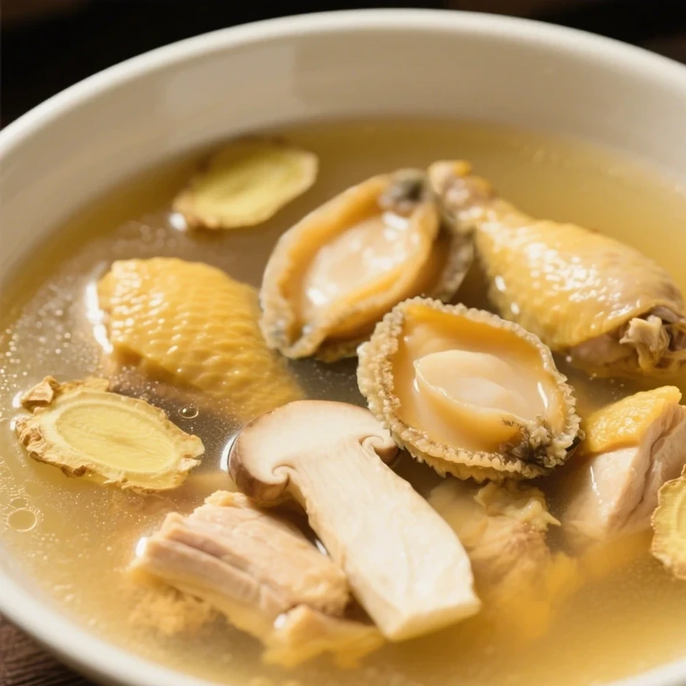 Day 09 鮑片燉雞湯